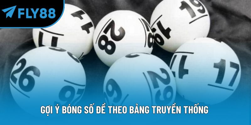 Gợi ý bóng số đề theo bảng truyền thống 